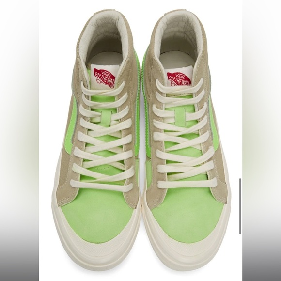 NWT Vans Green Suede OG 138 LX High Top Sneakers Men Size 10 US - Picture 5 of 6